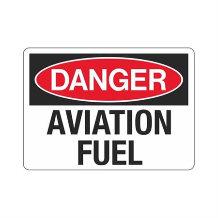 Danger Aviation Fuel Sign